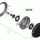 MXZ X 600RS XS RS Ручной стартер