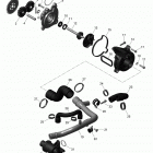 MXZ TNT 12004TEC XR Охлаждение двигателя