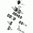 Skandic SWT 600HOETEC XU Коленвал и поршни