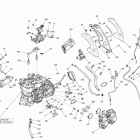 SUMMIT SPORT 600 XP 146 01- engine and engine support 600