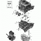 Skandic SWT 600 ACE (4-strokes) XU Блок двигателя