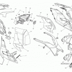 MXZ TNT 12004TEC XR 09- hood, windshield and console _38m1415