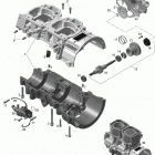 SUMMIT SPORT 600 XP 146 Картер , водяной и масляный насос