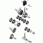 Skandic WT 600HOETEC XU Коленвал и поршни