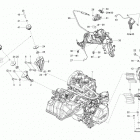 Skandic WT 600 ACE (4-strokes) XU Двигатель и крепление