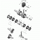 TUNDRA WT 550F RER XU Коленвал и поршни