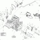 TUNDRA LT 600ACE XP Двигатель и крепление