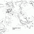 EXPEDITION SPORT 550F XP Капот ,стекло ветровое и консоль передняя