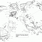 SUMMIT SPORT 600 XP 146 Капот ,стекло ветровое и консоль передняя