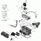 MXZ X 800RETEC XS Цилиндр и система впрыска