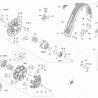 Skandic SWT 600 ACE (4-strokes) XU Вариатор