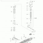 TUNDRA WT 550F RER XU Передняя подвеска и лыжи