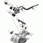 Skandic SWT 600 ACE (4-strokes) XU Впускной коллектор и дроссельная заслонка
