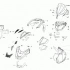 Skandic SWT 550F XU Капот ,стекло ветровое и консоль передняя