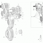 Skandic WT 550F XU Трансмиссия