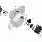 Skandic WT 600 ACE (4-strokes) XU Система охлаждения двигателя