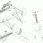 MXZ X 600RS XS RS 07- front suspension and ski _24m1438