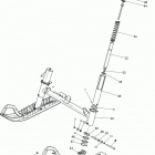 TUNDRA XTREME 600HOE XP Передняя подвеска и лыжи