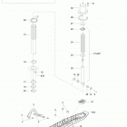 Skandic WT 550F XU Передняя подвеска и лыжи