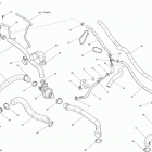 MXZ XRS 600HOE Охлаждение двигателя