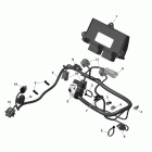 Skandic WT 600 ACE (4-strokes) XU Жгут проводов и электрический блок