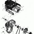 MXZ SPORT 550F XP Вентилятор охлаждения