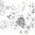 RENEGADE X 600HOE 01- engine and engine support 600