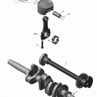 MXZ X & TNT 1200 XR Коленвал и поршни
