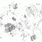 MXZ SPORT 600 XP Двигатель и крепление