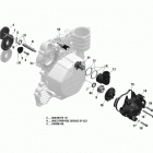 Skandic SWT 600 ACE (4-strokes) XU Система охлаждения двигателя