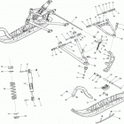 SUMMIT SP 600HOE XP Передняя подвеска и лыжи