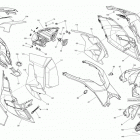 MXZ X & TNT 1200 XR Капот ,стекло ветровое и консоль передняя