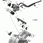 Skandic WT 600 ACE (4-strokes) XU Коллектор воздухозаборника и корпус дросселя