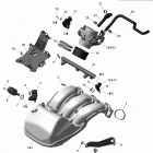 EXPEDITION LE 1200 XU Коллектор воздухозаборника и корпус дросселя