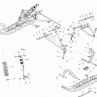 RENEGADE BACK COUNTRY X 600HOE Передняя подвеска и лыжи