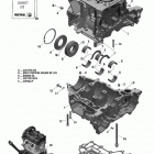 Skandic SWT 600 ACE (4-strokes) XU Блок двигателя