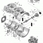 EXPEDITION LE 600HOE, REV XU Картер и водяной насос