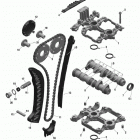 Skandic SWT 600 ACE (4-strokes) XU Распредвал и цепь