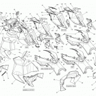 GSX LE 600HOE XP Капот ,стекло ветровое и консоль передняя