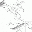 MXZ SPORT 600 XP Передняя подвеска и лыжи
