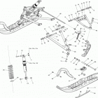 SUMMIT X 800RE XM Передняя подвеска и лыжи