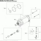 MXZ TNT 600HOE XP Стартер электрический