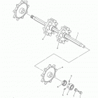 RS VENTURE TF RST90PTFEL/RST90PTFER Привод трака 1