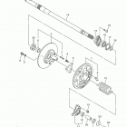 RS VECTOR RS90PDB/RS90PDL Вторичный вал