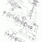 PHAZER RTX PZ50RTEW Коленчатый вал и Поршень