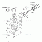 F115JB Crankshaft Piston