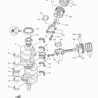 F350NCB 0114 Коленчатый вал и Поршень