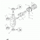 T9.9XEHB/T9.9LEHB 0114 Коленчатый вал и Поршень