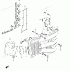 DF 60ATL Intake Manifold / Silencer / Exhaust Cover (DF60A E03)