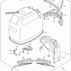 DF 175TGL Engine Cover (For Y5S) (DF175Z E03)